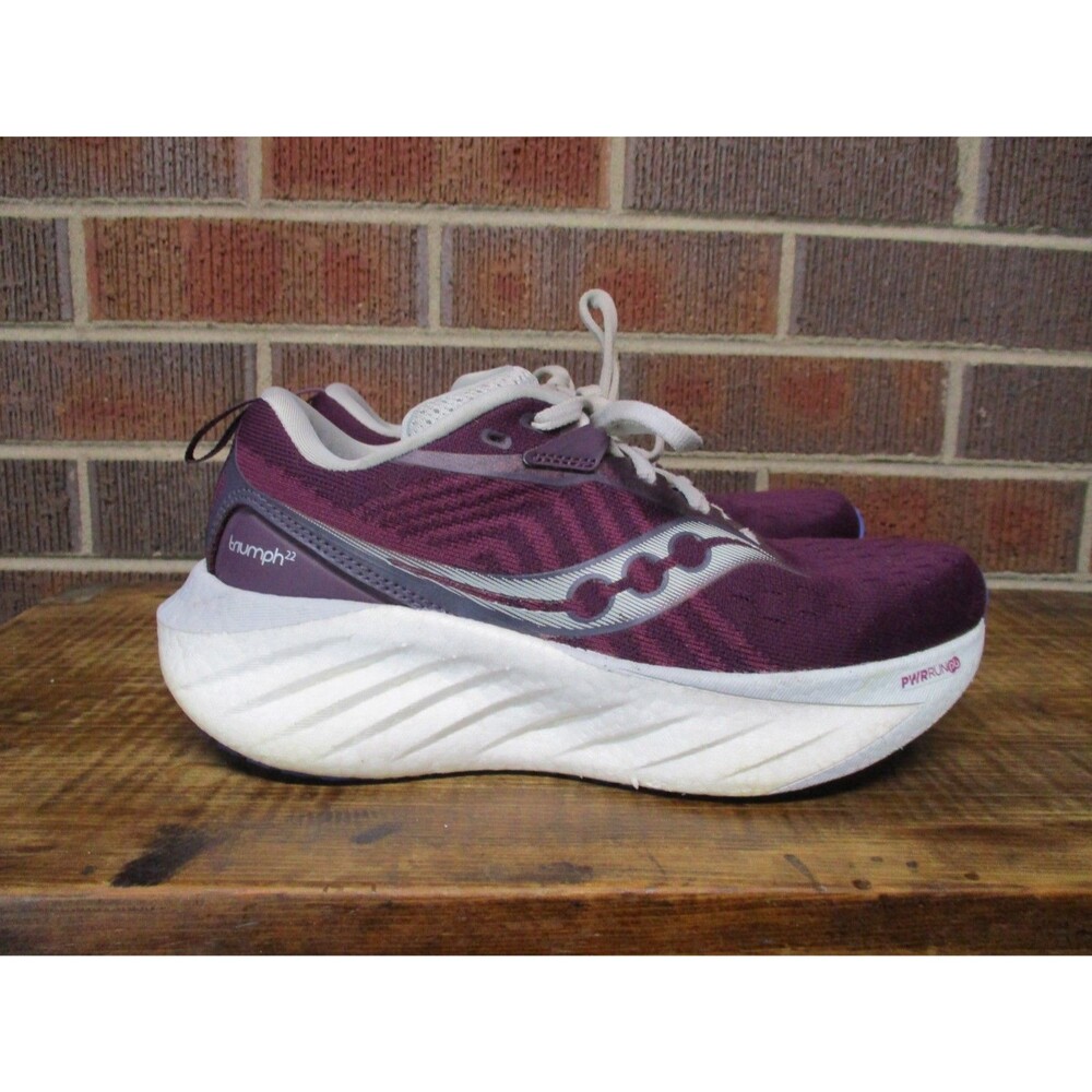 Saucony Womens Triumph 22 Purple Plum Royal S10964-241 Running Shoes Sneaker 5.5